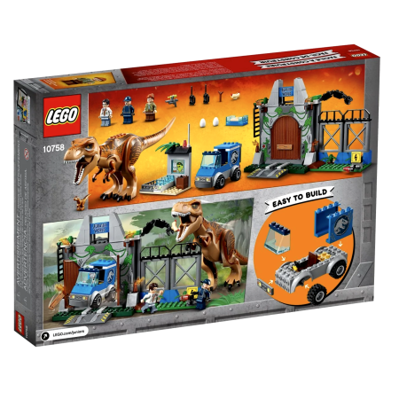 LEGO Juniors 10758 Jurassic World: T. rex na wolności